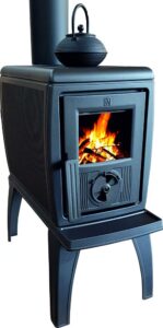 Plamen Trenk Gusskaminofen mit Herdplatte, 8,9 kW, Energieeffizienzklasse A+ – Bild 4