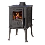 Guca Iskra Kaminofen aus Gusseisen, 6 kW, Energieeffizienzklasse A+, kompakter Holzofen im Antik-Design