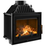 KRATKI Kamineinsatz Gusseisen Maja 8kW Holzofen Ø180 BImSchV 2 EEK A