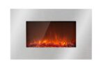 Klarstein Elektrokamin 2000 W zur Wandmontage mit LED-Flammeneffekt, Timer und einstellbarem Thermostat