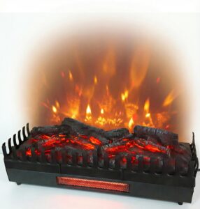 CHEMIN'ARTE Elektrokamin mit Heizung, freistehend, LED-Flammeneffekt, 67 × 23 × 24 cm, für Innenräume