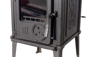 Guca Iskra Kaminofen aus Gusseisen, 6 kW, Energieeffizienzklasse A+, kompakter Holzofen im Antik-Design – Bild 3