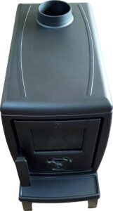 Plamen Trenk Gusskaminofen mit Herdplatte, 8,9 kW, Energieeffizienzklasse A+ – Bild 3