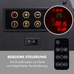 Klarstein Elektrokamin, Elektro Heizungen für Wohnzimmer & Innenräume, Elektrischer Kamin mit LED Flammen, Kamin zur Wandmontage, Heizlüfter mit Timer, Einstellbarer Thermostat, Heizung 2000 W – Bild 3